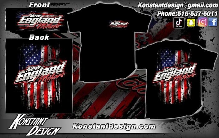 New England Motors T Shirt