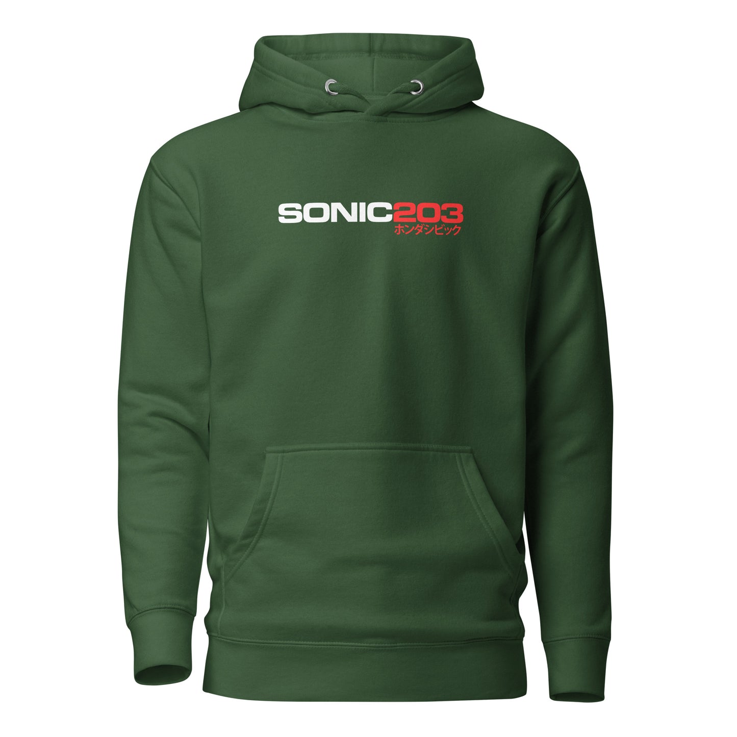 Sonic203 Hoodie Red/white Logo!