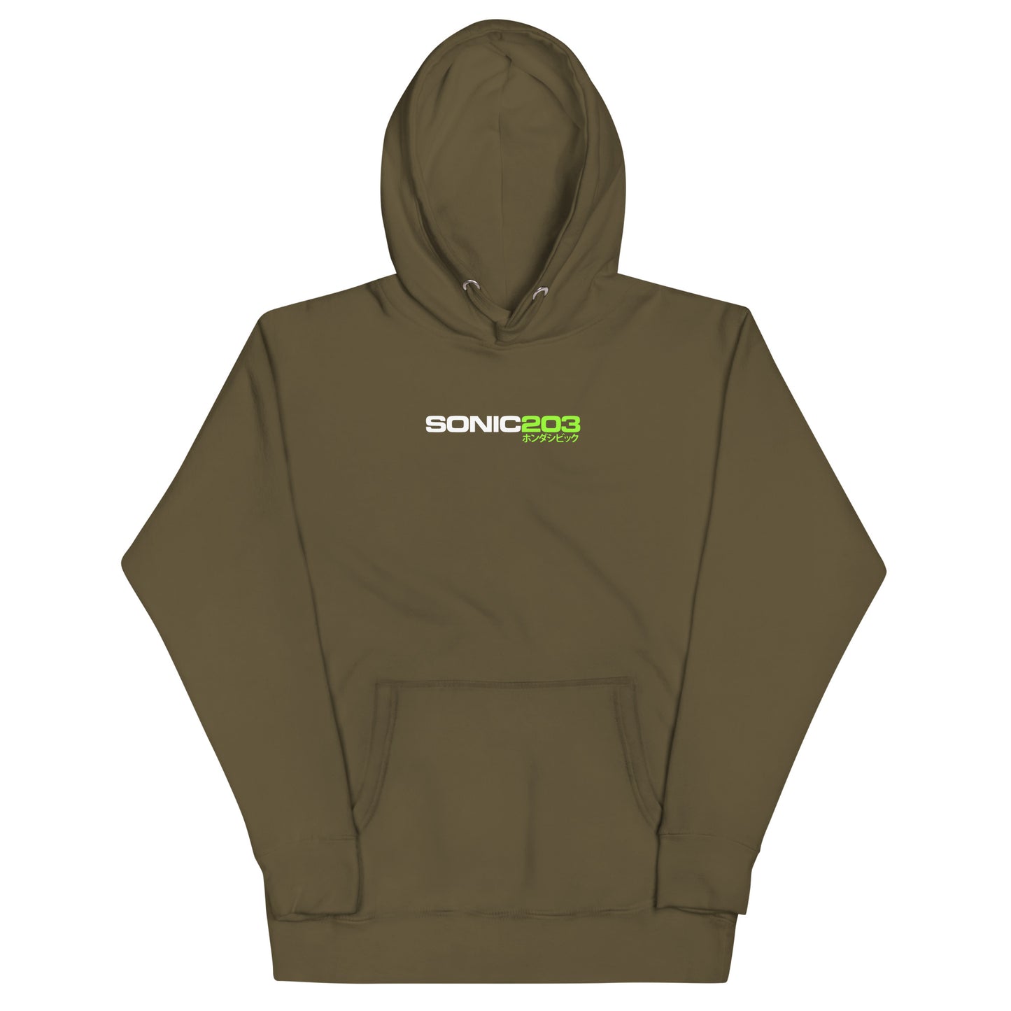 Sonic203 Hoodie Green Logo